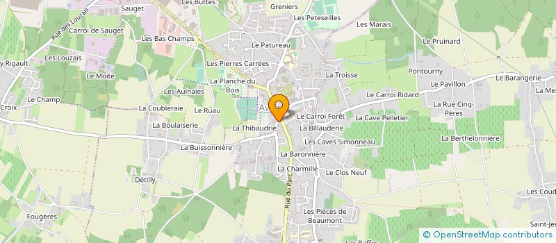 localisation de l'entreprise MONSIEUR PATRICE CHARRIER  AVOINE