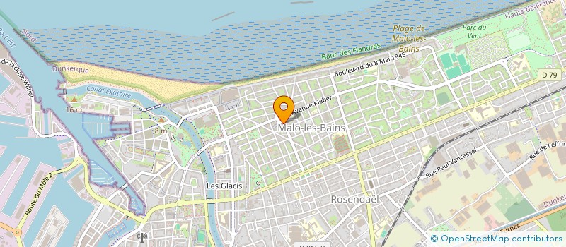 localisation de l'entreprise MONSIEUR PATRICE CHASSIN à DUNKERQUE