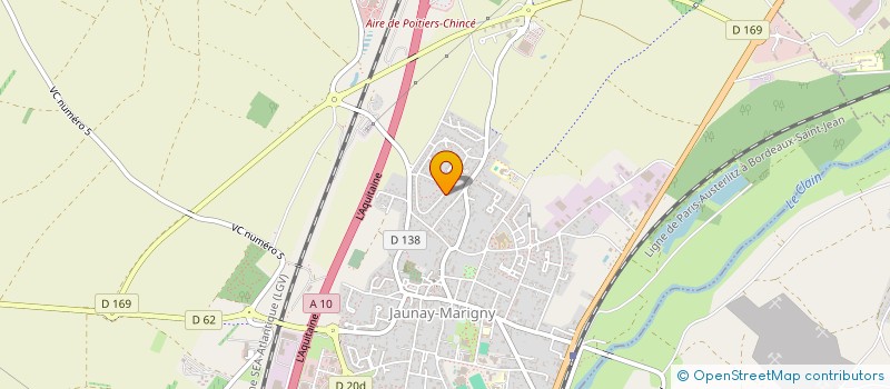 localisation de l'entreprise MONSIEUR PATRICE CHAUVEAU  JAUNAY-MARIGNY