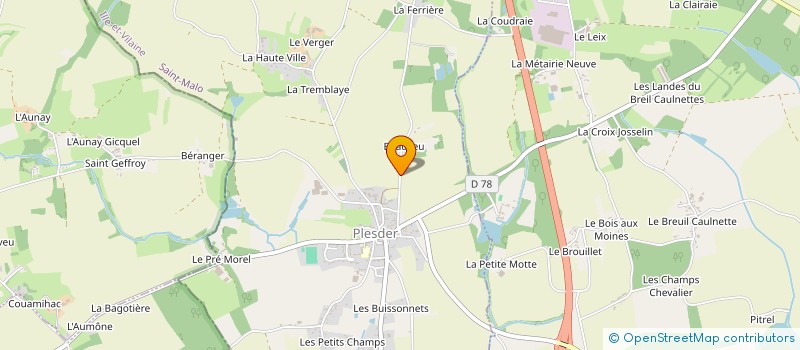 localisation de l'entreprise MONSIEUR PATRICE CHEVAL  PLESDER