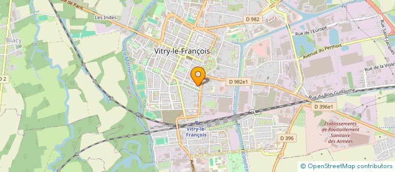 localisation de l'entreprise MONSIEUR PATRICE CHEVALIER  BASSU