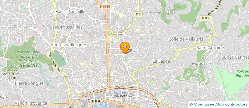 localisation de l'entreprise MONSIEUR PATRICE CHOLLET à CANNES