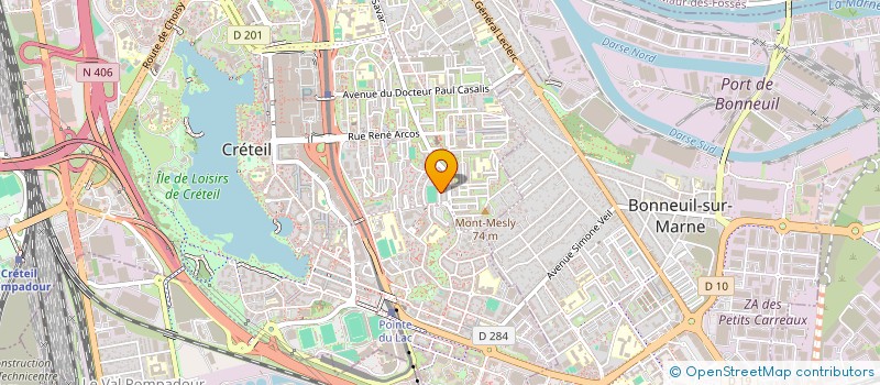 localisation de l'entreprise MONSIEUR PATRICE CHOUKROUN  CRETEIL