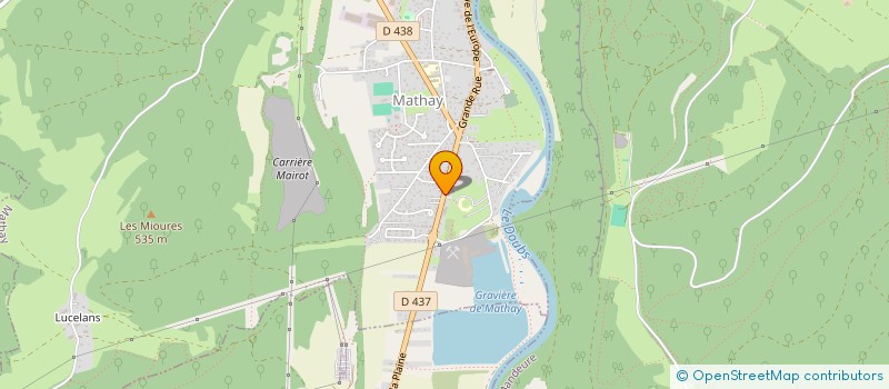 localisation de l'entreprise MONSIEUR PATRICE CHOULET  MATHAY