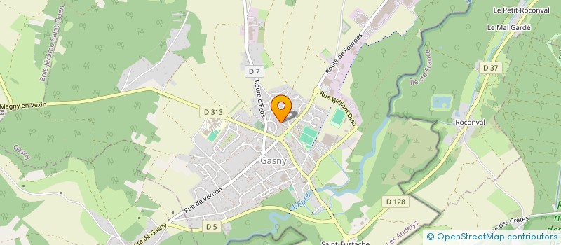 localisation de l'entreprise MONSIEUR PATRICE CHOUPAUD  GASNY