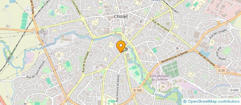 localisation de l'entreprise MONSIEUR PATRICE CLAIREMBAULT à CHOLET