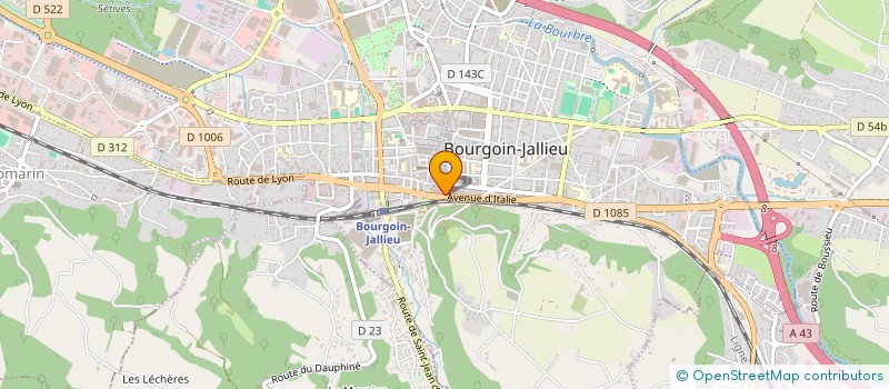 localisation de l'entreprise MONSIEUR PATRICE CLAISSE à BOURGOIN-JALLIEU