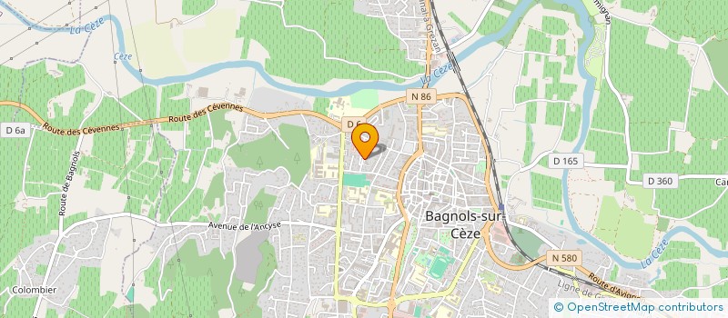 localisation de l'entreprise MONSIEUR PATRICE CLAUSEL à BAGNOLS-SUR-CEZE