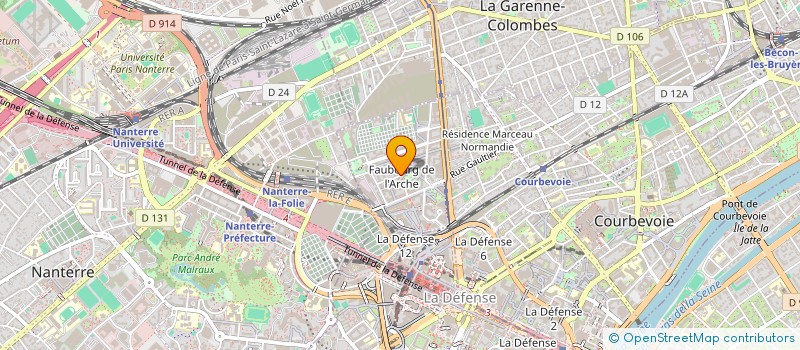 localisation de l'entreprise MONSIEUR PATRICE COIRRE à COURBEVOIE