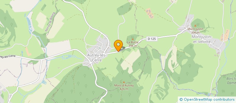 localisation de l'entreprise MONSIEUR PATRICE COLNEY  AUTREY-LES-CERRE