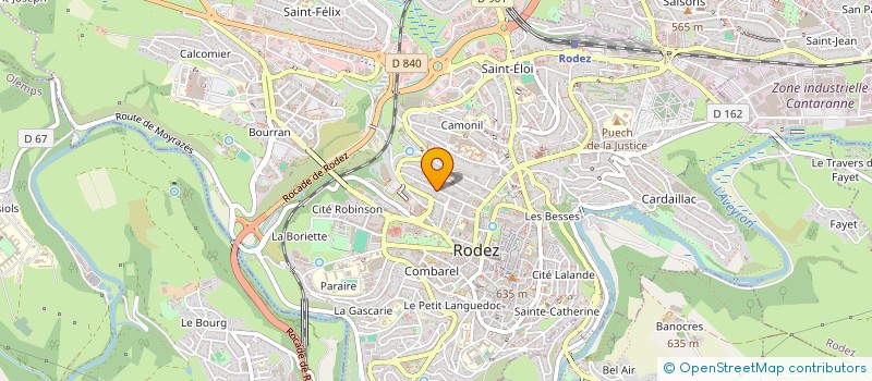 localisation de l'entreprise MONSIEUR PATRICE COLOMB à RODEZ
