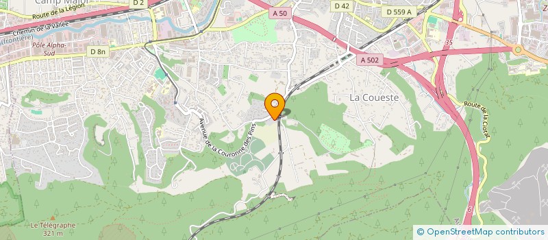 localisation de l'entreprise MONSIEUR PATRICE COLONNERA à AUBAGNE