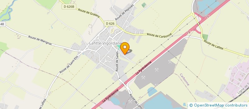 localisation de l'entreprise MONSIEUR PATRICE COMPAIN à LAFITTE-VIGORDANE