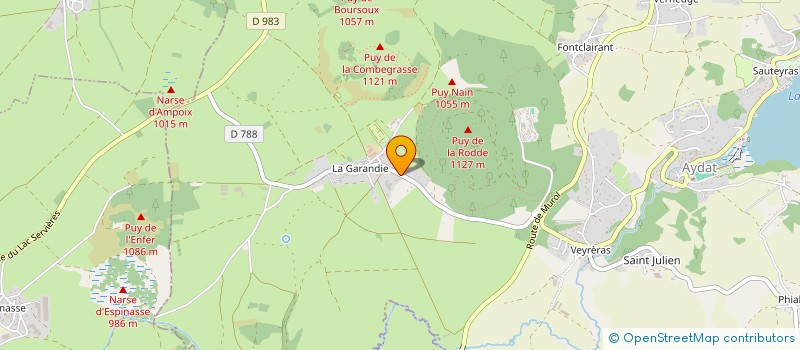 localisation de l'entreprise MONSIEUR PATRICE CONTAT  AYDAT