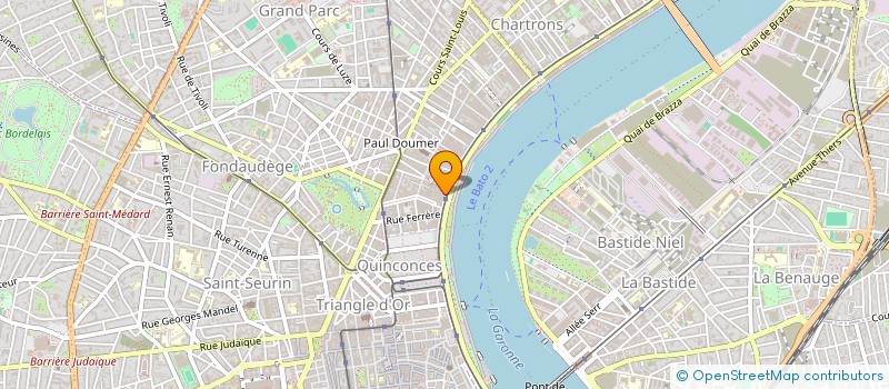 localisation de l'entreprise MONSIEUR PATRICE CORNILLE  BORDEAUX