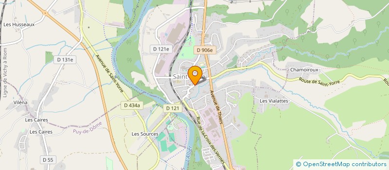 localisation de l'entreprise MONSIEUR PATRICE CORRE  SAINT-YORRE