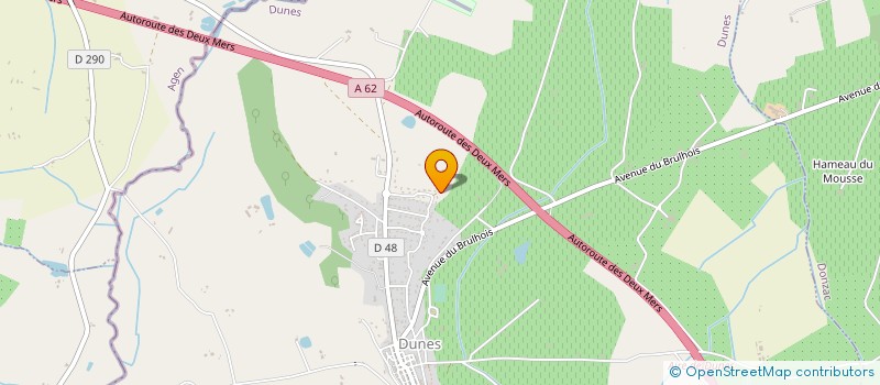 localisation de l'entreprise MONSIEUR PATRICE CORTESI  DUNES