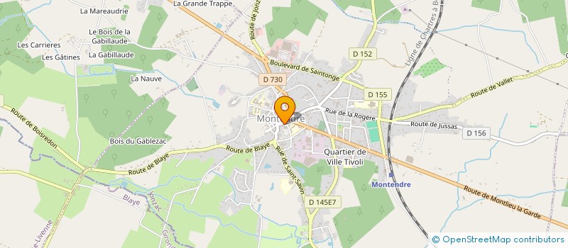 localisation de l'entreprise MONSIEUR PATRICE COSSET  MONTENDRE