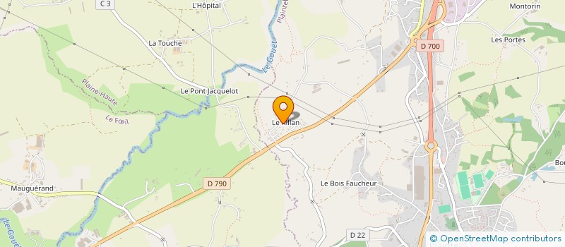 localisation de l'entreprise MONSIEUR PATRICE COSSON à PLAINTEL