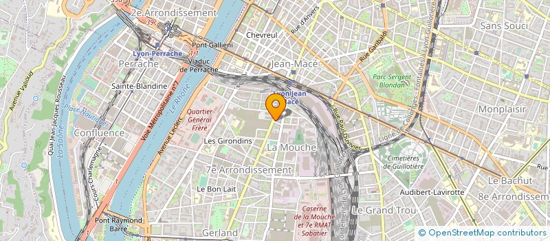 localisation de l'entreprise MONSIEUR PATRICE COTTAZ  LYON