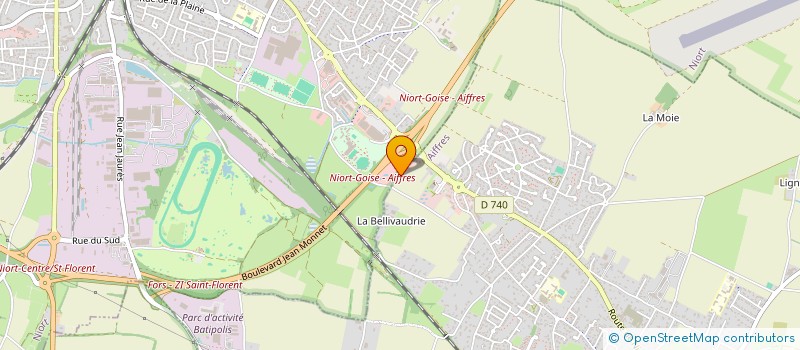 localisation de l'entreprise MONSIEUR PATRICE COUE à NIORT