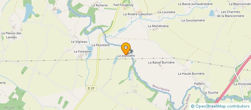 localisation de l'entreprise MONSIEUR PATRICE COUGNON  SAINT-FULGENT