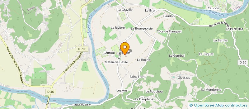 localisation de l'entreprise MONSIEUR PATRICE COUMAILLEAU à CENAC ET SAINT JULIEN