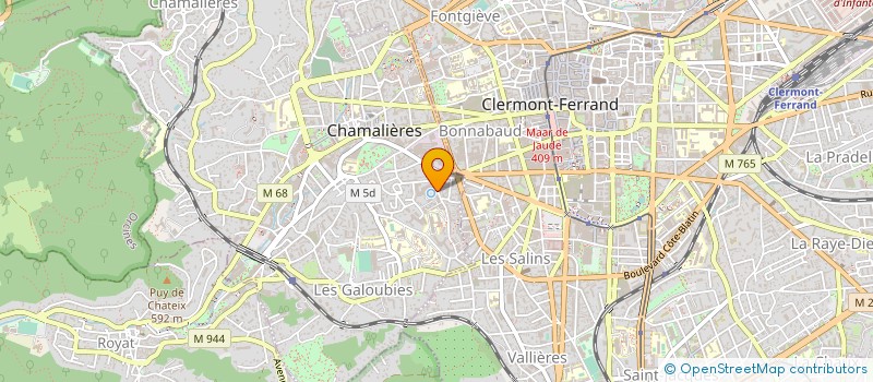 localisation de l'entreprise MONSIEUR PATRICE COURTOY à CHAMALIERES