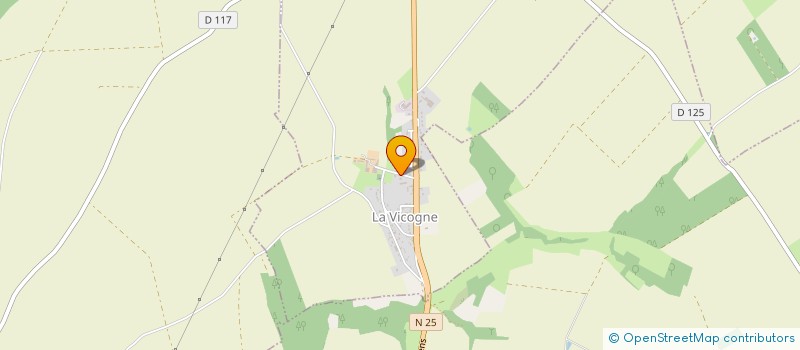 localisation de l'entreprise MONSIEUR PATRICE COUTY  LA VICOGNE