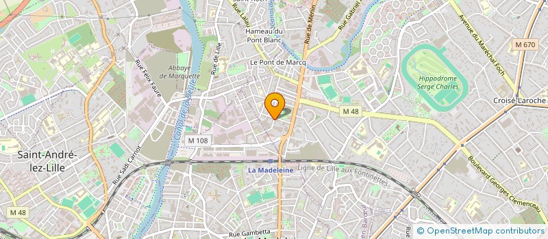 localisation de l'entreprise MONSIEUR PATRICE CRESSON  MARCQ-EN-BARUL