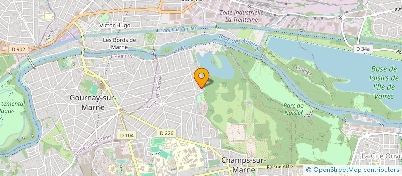 localisation de l'entreprise MONSIEUR PATRICE CROCE  CHAMPS-SUR-MARNE