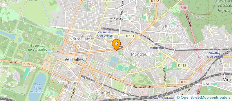 localisation de l'entreprise MONSIEUR PATRICE CROSNIER à VERSAILLES
