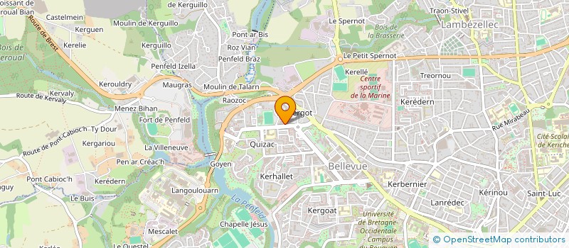 localisation de l'entreprise MONSIEUR PATRICE CUENIN à BREST