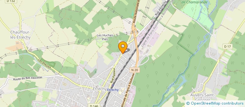 localisation de l'entreprise MONSIEUR PATRICE CUNIER  ETRECHY