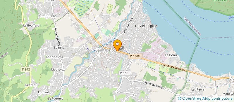 localisation de l'entreprise MONSIEUR PATRICE DAMAS  SAINT-JORIOZ