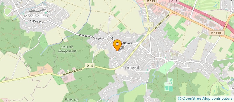 localisation de l'entreprise MONSIEUR PATRICE DAMASSE  ORGEVAL