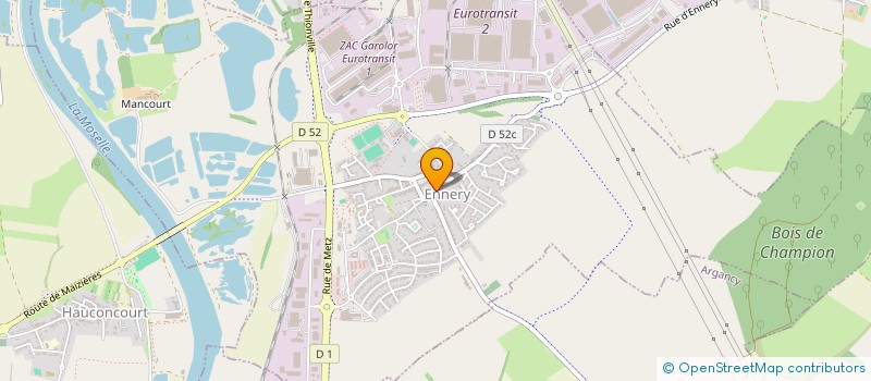 localisation de l'entreprise MONSIEUR PATRICE DAMIEN  ENNERY