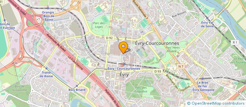 localisation de l'entreprise MONSIEUR PATRICE DAOUD à EVRY-COURCOURONNES