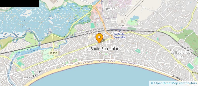 localisation de l'entreprise MONSIEUR PATRICE DAVID  LA BAULE-ESCOUBLAC