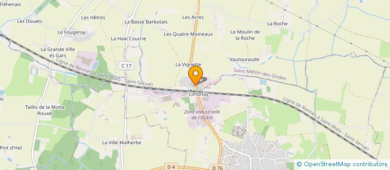 localisation de l'entreprise MONSIEUR PATRICE DAVY  SAINT-MELOIR-DES-ONDES