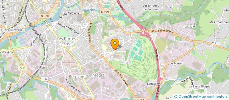 localisation de l'entreprise MONSIEUR PATRICE DE BONY DES EGAUX à LIMOGES