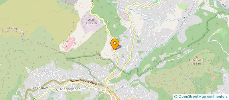 localisation de l'entreprise MONSIEUR PATRICE DE BRUYN à LE BAR-SUR-LOUP