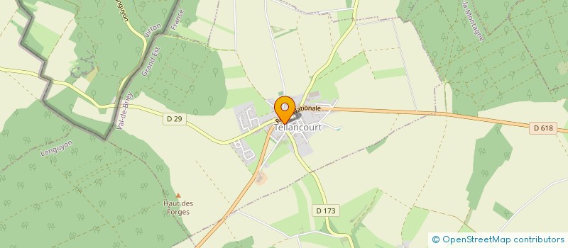 localisation de l'entreprise MONSIEUR PATRICE DE LUCA  TELLANCOURT