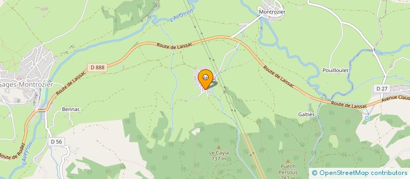 localisation de l'entreprise MONSIEUR PATRICE DE SOUSA  MONTROZIER