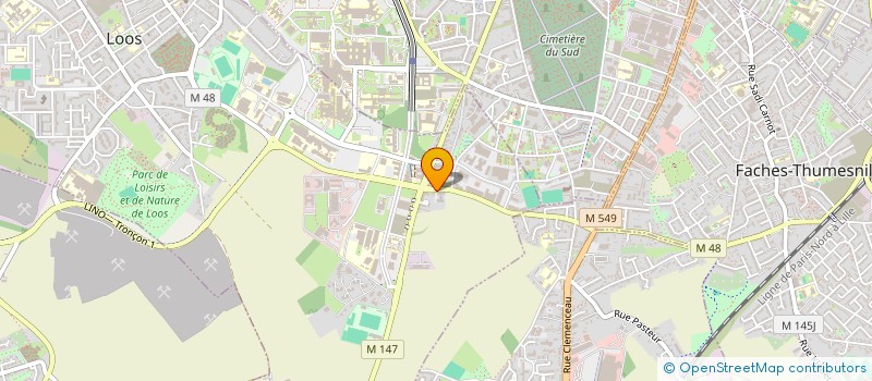 localisation de l'entreprise MONSIEUR PATRICE DEBARD  LOOS