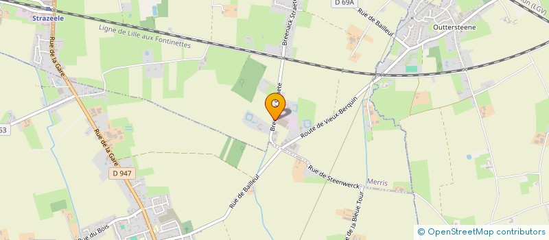 localisation de l'entreprise MONSIEUR PATRICE DEBEVRE  MERRIS