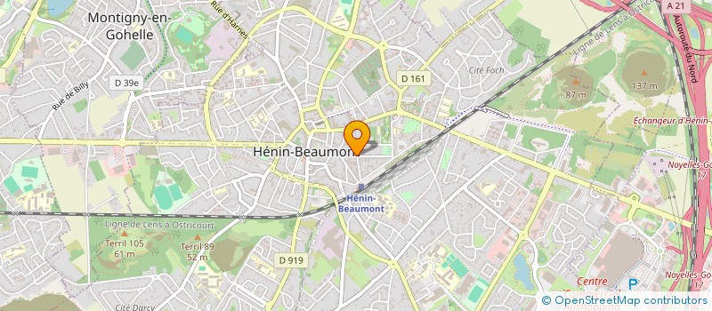 localisation de l'entreprise MONSIEUR PATRICE DECARPIGNY  HENIN-BEAUMONT