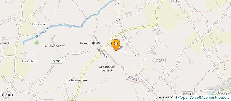 localisation de l'entreprise MONSIEUR PATRICE DEGOUET  HAUTEVILLE-LA-GUICHARD