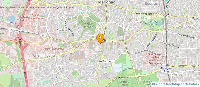 localisation de l'entreprise MONSIEUR PATRICE DEHEZ  MERIGNAC