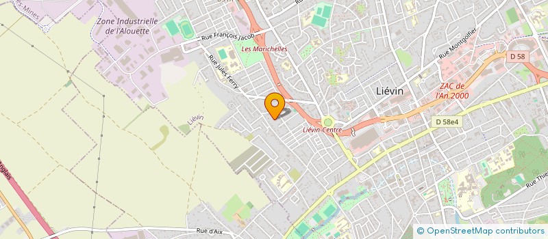 localisation de l'entreprise MONSIEUR PATRICE DEHOUR  LIEVIN